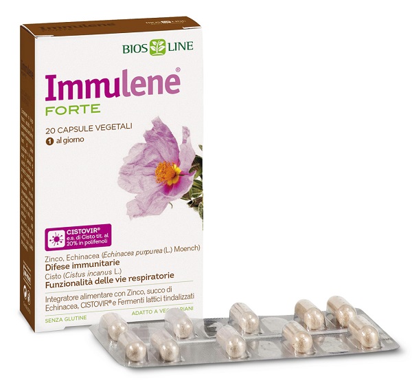 BIOSLINE IMMULENE FORTE 20 CAPSULE - goldeneffe.it
