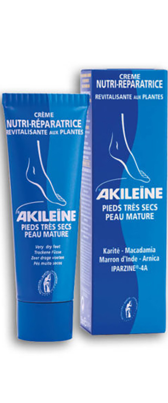 AKILEINE BLU CREMA PIEDI SECCHI 50 ML - goldeneffe.it