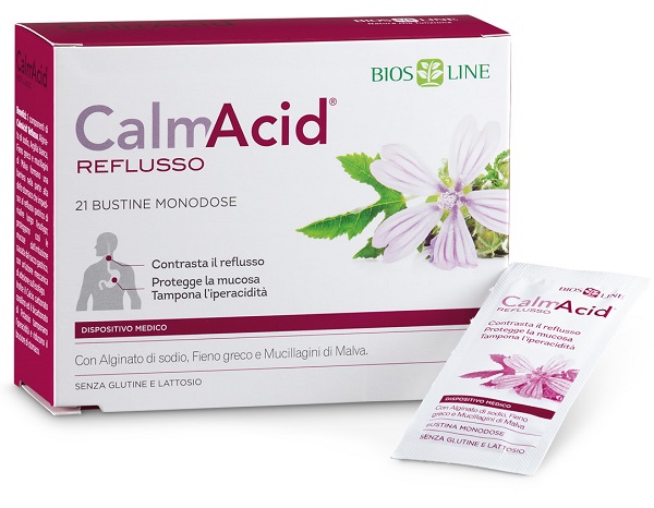 BIOSLINE CALMACID REFLUSSO 21 BUSTINE MONODOSE - goldeneffe.it