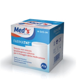 CEROTTO MEDS FARMATESSUTO NON TESSUTO TESSUTO NON TESSUTO FIX IPOALLERGENICO ADESIVO 250X5 CM - goldeneffe.it