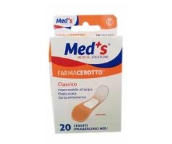CEROTTO MEDS POLIURETANO IPOALLERGENICO CLASSICO MEDIO 20 PEZZI - goldeneffe.it