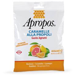 APROPOS CARAMELLE ALLA PROPOLI GUSTO AGRUMI 50 G - goldeneffe.it