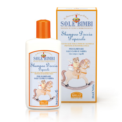 SOLE BIMBI SHAMPOO DOCCIA DOPOSOLE 200 ML - goldeneffe.it
