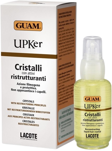 GUAM UPKER CRISTALLI RISTRUTTURANTI CAPELLI 50 ML - goldeneffe.it