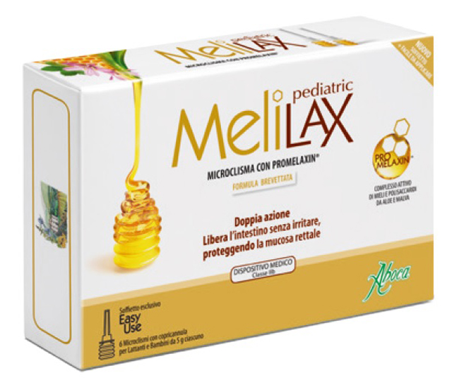 MELILAX PEDIATRIC MICROCLISMI 6 PEZZI 5 G - goldeneffe.it
