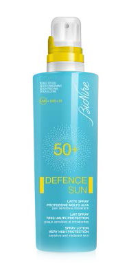 DEFENCE SUN BIONIKE LATTE SPRAY SPF 50+ PROTEZIONE MOLTO ALTA 200 ML - goldeneffe.it