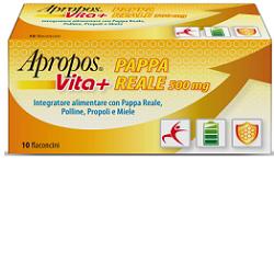 APROPOS VITA+ PAPPA REALE 500 MG 10 FLACONCINI 10 ML - goldeneffe.it