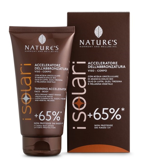 NATURE'S I SOLARI ACCELERATORE DELL'ABBRONZATURA +65% 150 ML - goldeneffe.it