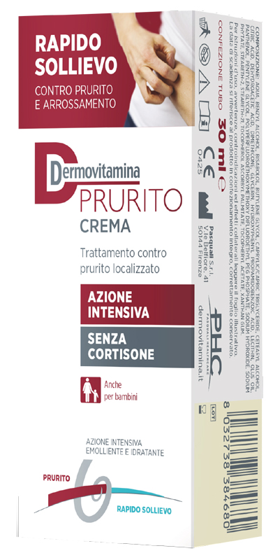 DERMOVITAMINA PRURITO CREMA AZIONE INTENSIVA SENZA CORTISONE 30 ML - goldeneffe.it
