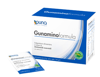 GUNAMINOFORMULA 24 BUSTINE 156 G - goldeneffe.it