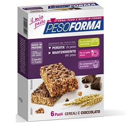 PESOFORMA BARRETTA CEREALI/CIOCCOLATO 12 X 31 G - goldeneffe.it