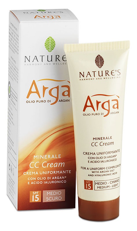 ARGA' CC CREAM VISO MEDIO SCURA 50 ML NATURE'S - goldeneffe.it