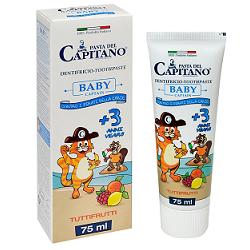 PASTA CAPITANO DENTIFRICIO BABY T FRU 75 ML - goldeneffe.it