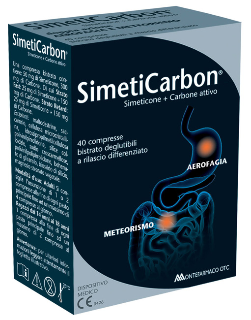 SIMETICARBON 40 COMPRESSE - goldeneffe.it