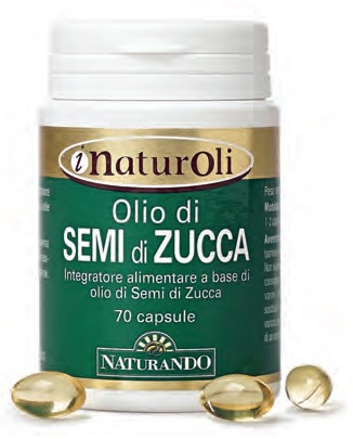 NATUROLI OLIO DI SEMI DI ZUCCA 70 CAPSULE - goldeneffe.it