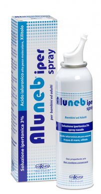 ALUNEB SOLUZIONE IPERTONICA 3% SPRAY NASALE 125 ML - goldeneffe.it