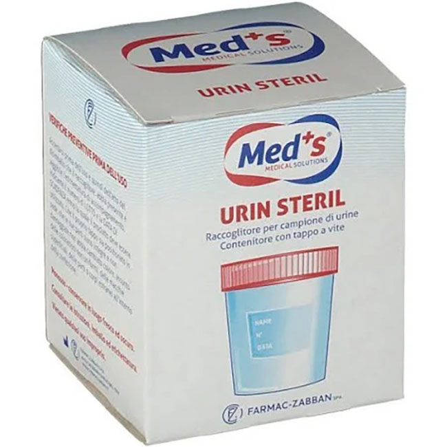CONTENITORE MEDS URINA STERILE SOTTOVUOTO 120 ML - goldeneffe.it