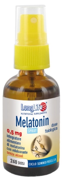 LONGLIFE MELATONIN SPRAY 0,5MG 30 ML - goldeneffe.it
