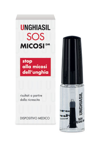 ANTIMICOTICO UNGHIASIL SOS MICOSI IN FLACONE DI VETRO 5 ML CON PENNELLO APPLICATORE + ASTUCCIO - goldeneffe.it