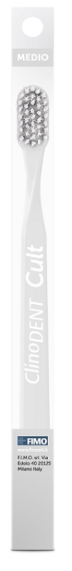 CLINODENT CULT BIANCO SPAZZOLINO DA DENTI MEDIO - goldeneffe.it