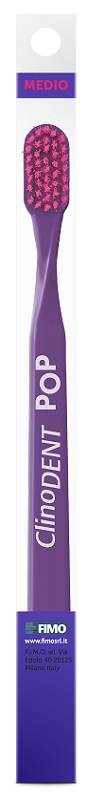 CLINODENT POP VIOLA SPAZZOLINO DA DENTI MEDIO - goldeneffe.it