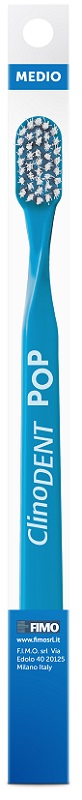 CLINODENT POP BLU SPAZZOLINO DA DENTI MEDIO - goldeneffe.it