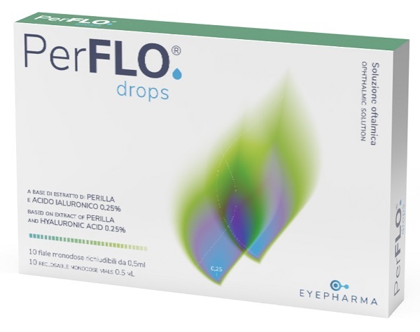 PERFLO DROPS GOCCE OCULARI 10 FIALE MONODOSE - goldeneffe.it