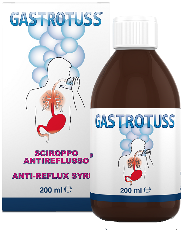 SCIROPPO ANTIREFLUSSO GASTROTUSS 200 ML - goldeneffe.it