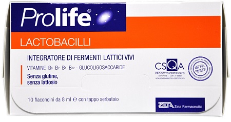 PROLIFE LACTOBACILLI 10 FLACONCINI 8 ML - goldeneffe.it