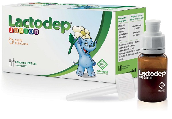 LACTODEP JUNIOR 8 FLACONCINI X 5,5 ML - goldeneffe.it