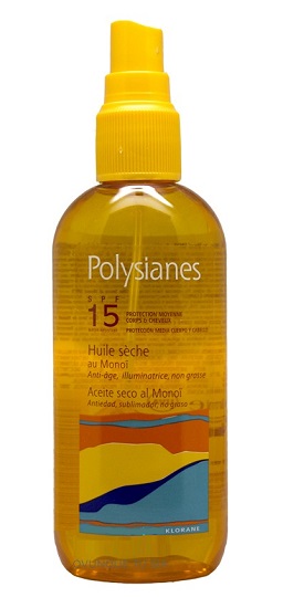 LES POLYSIANES OLIO SECCO SPF 15 PER CORPO CAPELLI 150 ML - goldeneffe.it