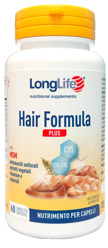 LONGLIFE HAIR FORMULA PLUS 60 TAVOLETTE - goldeneffe.it