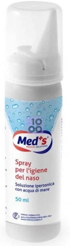 SPRAY MEDS IPERTONICO ACQUA NASO 50 ML - goldeneffe.it