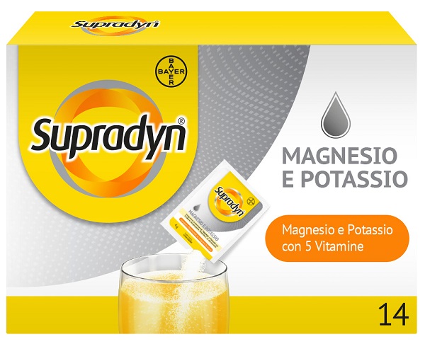 SUPRADYN MAGNESIO POTASSIO SENZA ZUCCHERO 14 BUSTINE 4 G - goldeneffe.it
