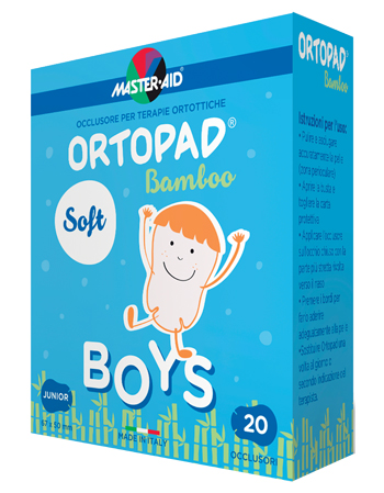 CEROTTO OCULARE PER ORTOTTICA ORTOPAD SOFT BOYS JUNIOR 20 PEZZI - goldeneffe.it