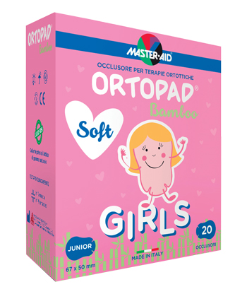 CEROTTO OCULARE PER ORTOTTICA ORTOPAD SOFT GIRLS JUNIOR 20 PEZZI - goldeneffe.it