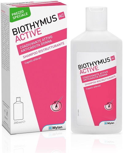 BIOTHYMUS AC ACTIVE SHAMPOO RISTRUTTURANTE DONNA 200 ML PREZZO SPECIALE - goldeneffe.it