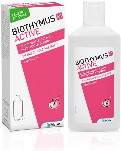 BIOTHYMUS AC ACTIVE SHAMPOO VOLUMIZZANTE DONNA 200 ML PREZZO SPECIALE - goldeneffe.it