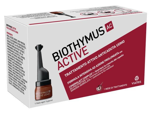 BIOTHYMUS AC ACTIVE TRATTAMENTO ATTIVO ANTICADUTA UOMO 10 FIALE 3,5 ML - goldeneffe.it