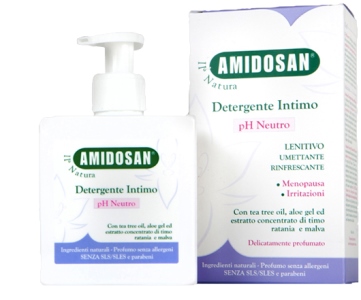 AMIDOSAN II NATURA DETERGENTE INTIMO PH NEUTRO 250 ML - goldeneffe.it