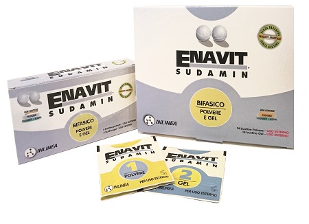 ENAVIT SUDAMIN BIFASICO 6 BUSTINE POLVERE + 6 BUSTINE GEL - goldeneffe.it