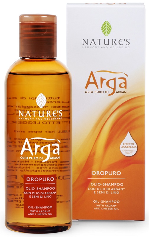 ARGA' OLIO SHAMPOO 200 ML NATURE'S - goldeneffe.it