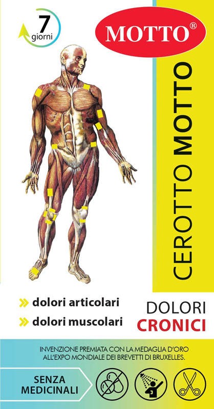 CEROTTO MOTTO ANALGESICO DA RITAGLIARE 5 X 15 CM 2 PEZZI - goldeneffe.it