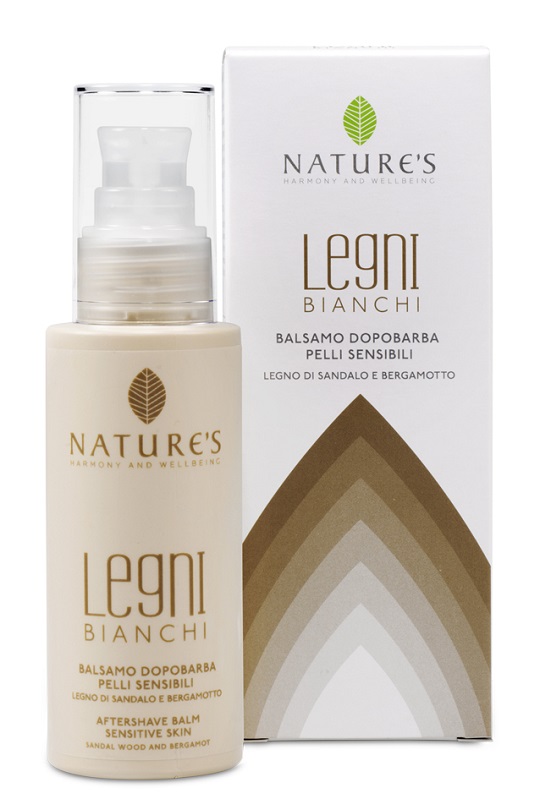 NATURE'S LEGNI BIANCHI FLUIDO BALSAMO DOPOBARBA 100 ML - goldeneffe.it