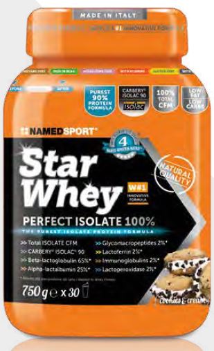STAR WHEY COOKIES & CREAM 750 G - goldeneffe.it