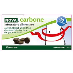 NOVA CARBONE VEGETALE 40 COMPRESSE - goldeneffe.it