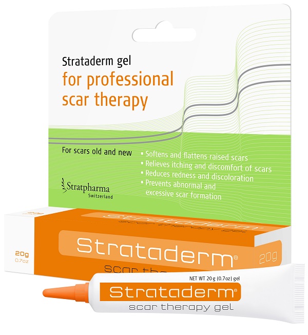 GEL AL SILICONE PER IL TRATTAMENTO DELLE CICATRICI STRATADERM 20G - goldeneffe.it