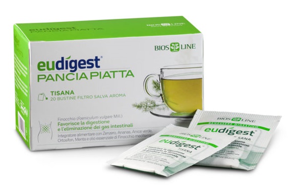 BIOSLINE EUDIGEST TISANA DOPOPASTO 20 BUSTE 40 G - goldeneffe.it