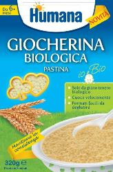 HUMANA GIOCHERINA PASTINA BIOLOGICA 320 G - goldeneffe.it