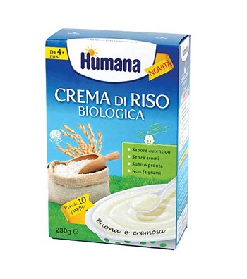 HUMANA CREMA DI RISO BIOLOGICO 230 G - goldeneffe.it